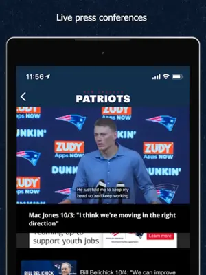 Patriots android App screenshot 0