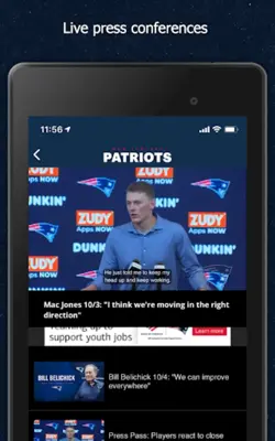 Patriots android App screenshot 6